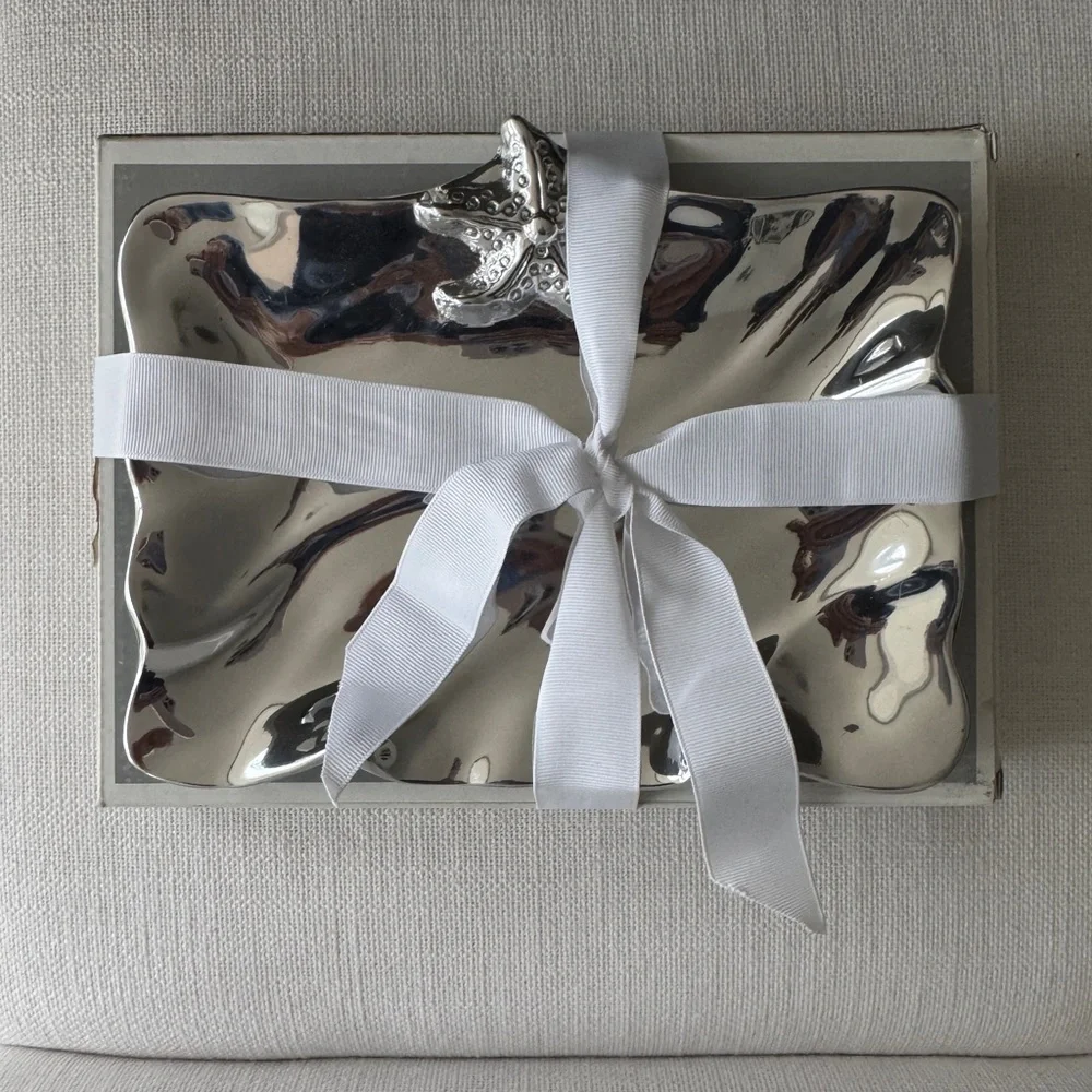 NWT Beatriz Ball Ocean Starfish Petite Tray - Picture 2 of 4